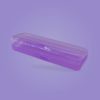 estuche rectangular 185 color púrpura
