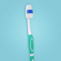 Cepillo dental para adultos bicomponente color aguamarina