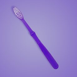 perspectiva completa de cepillo dental para ortodoncia