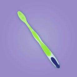 perspectiva posterior de cepillo dental para adultos