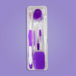 perspectiva de estuche de kit de ortodoncia K23 color purpura