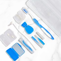 perspectiva de contexto de kit de ortodoncia K23 color azul