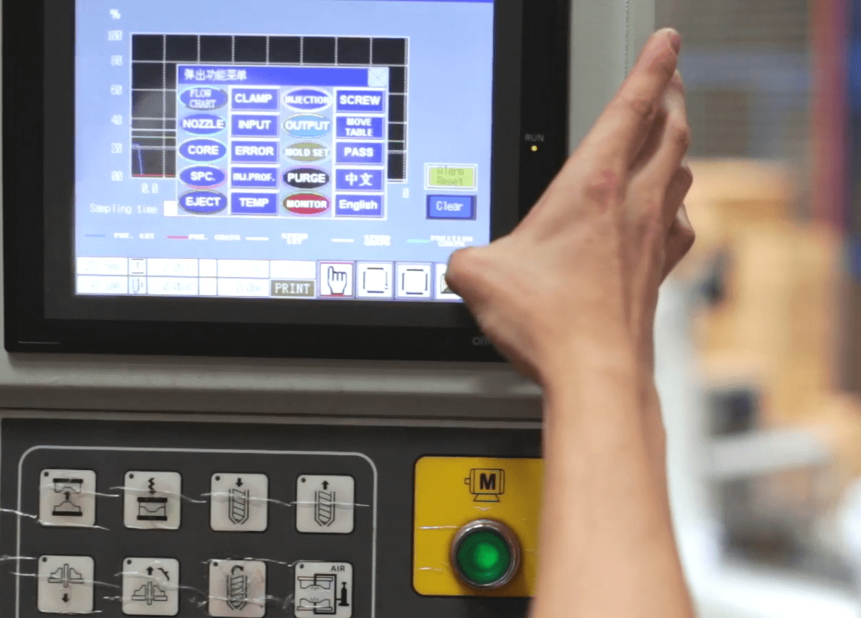 programación de proceso de inyección